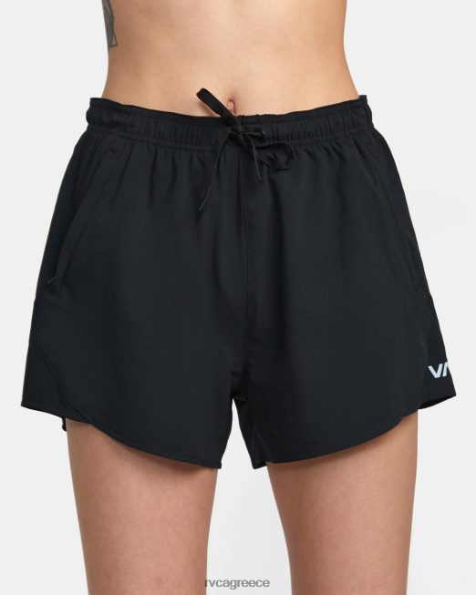 R422N81284 va απαραίτητο αθλητικό σορτς γιόγκερ 12 RVCA γυναίκες μαύρος είδη ένδυσης