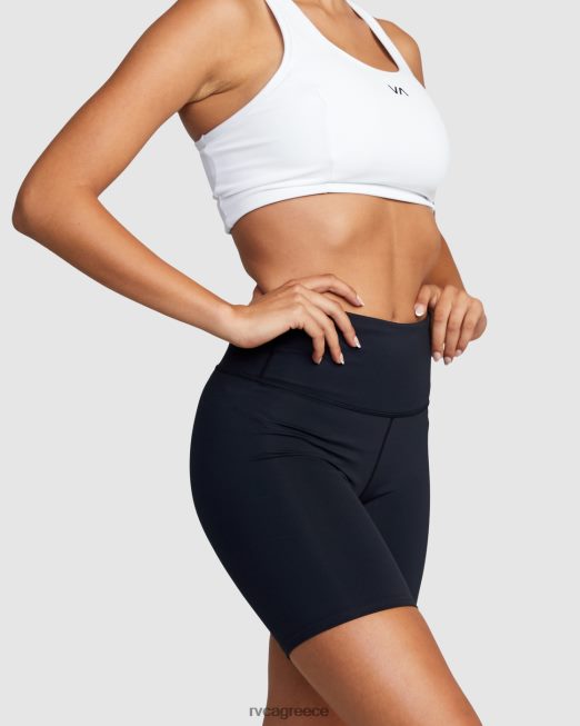 R422N81287 Βασικό σορτς ποδηλάτου 7 RVCA γυναίκες μαύρος είδη ένδυσης