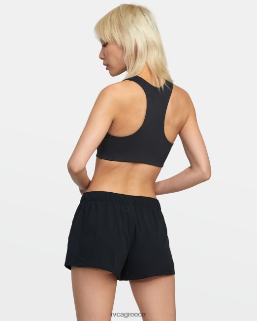 R422N81311 va βασικά χαμηλοκάβαλο αθλητικό σορτς γιόγκερ RVCA γυναίκες μαύρος είδη ένδυσης