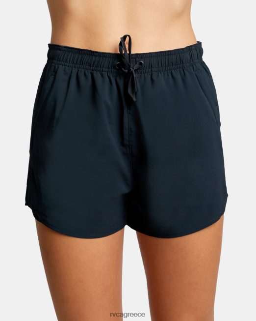 R422N81332 va απαραίτητο σορτς προπόνησης γιόγκερ 3 RVCA γυναίκες μαύρος είδη ένδυσης