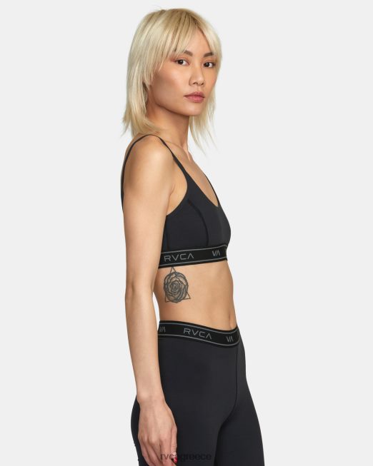 R422N81084 αθλητικό σουτιέν βάσης RVCA γυναίκες μαύρος είδη ένδυσης
