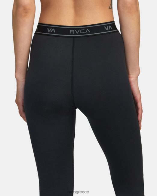 R422N81304 κολάν προπόνησης βάσης RVCA γυναίκες μαύρος είδη ένδυσης