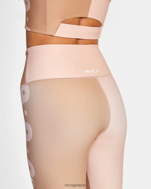 R422N81469 γραμμικό γιανγκ κολάν προπόνησης RVCA γυναίκες γραμμικό γιανγκ σκονισμένο τριαντάφυλλο είδη ένδυσης