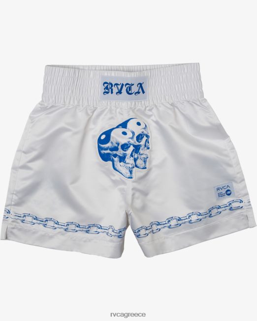 R422N8135 σορτς μποξ everlast x benjamin jeanjean RVCA άνδρες υπόλευκο είδη ένδυσης