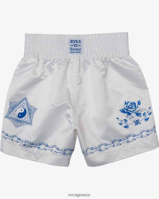 R422N8135 σορτς μποξ everlast x benjamin jeanjean RVCA άνδρες υπόλευκο είδη ένδυσης