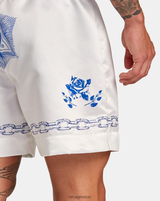 R422N8135 σορτς μποξ everlast x benjamin jeanjean RVCA άνδρες υπόλευκο είδη ένδυσης