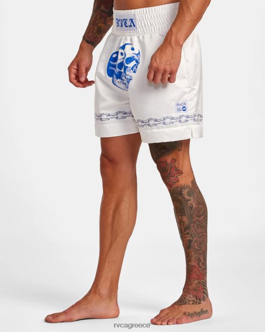 R422N8135 σορτς μποξ everlast x benjamin jeanjean RVCA άνδρες υπόλευκο είδη ένδυσης