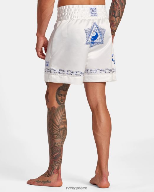 R422N8135 σορτς μποξ everlast x benjamin jeanjean RVCA άνδρες υπόλευκο είδη ένδυσης