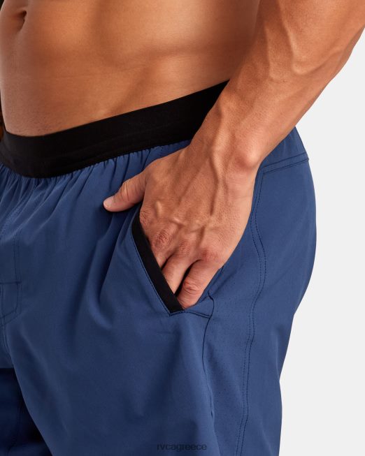 R422N8241 yogger συν 18 σορτς προπόνησης RVCA άνδρες μπλε του στρατού είδη ένδυσης