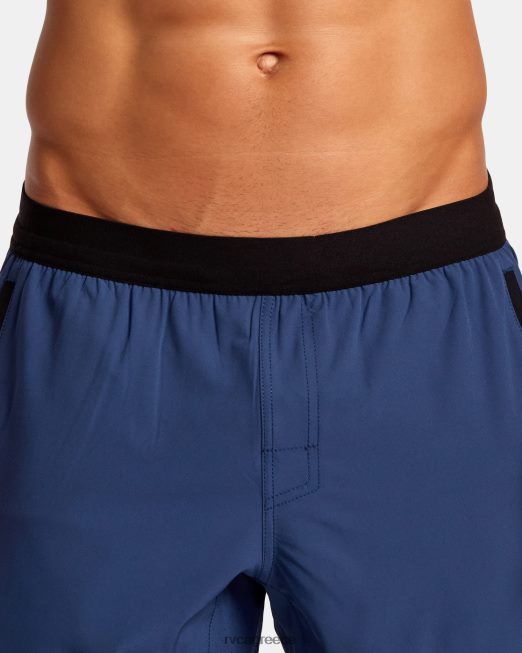 R422N8241 yogger συν 18 σορτς προπόνησης RVCA άνδρες μπλε του στρατού είδη ένδυσης