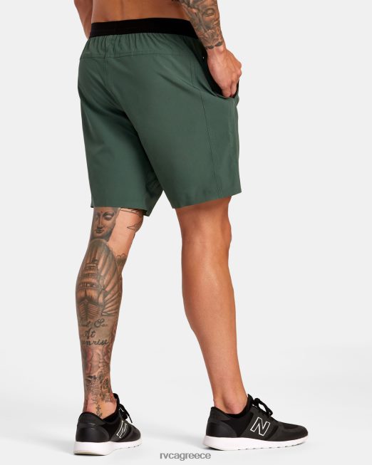 R422N8260 yogger συν 18 σορτς προπόνησης RVCA άνδρες σκούρος κάκτος είδη ένδυσης