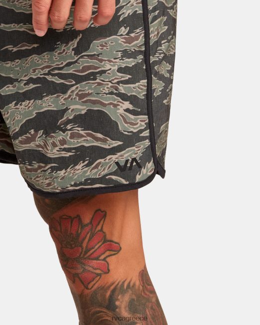 R422N8285 yogger υβριδικό ελαστικό αθλητικό σορτς μέσης 17 RVCA άνδρες τίγρη camo είδη ένδυσης