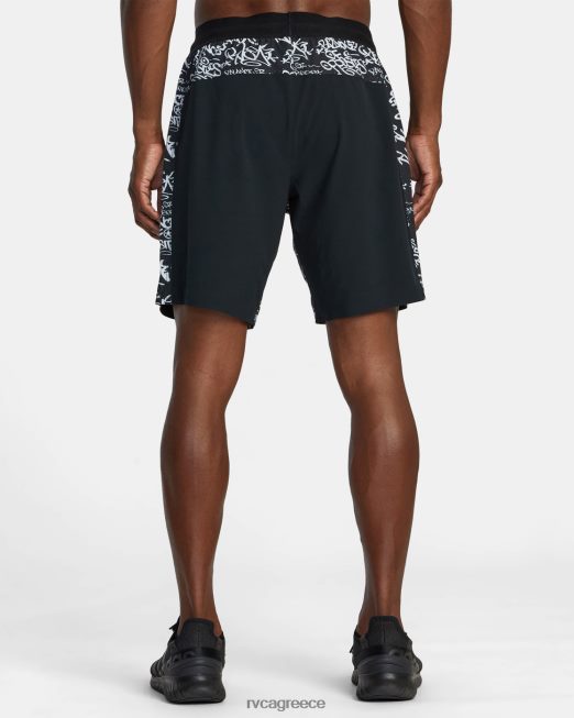 R422N8509 σορτς yogger συν τεχνική εκπαίδευση RVCA άνδρες μαύρο dmote είδη ένδυσης