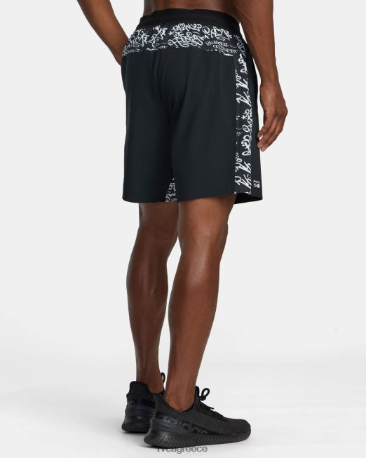 R422N8509 σορτς yogger συν τεχνική εκπαίδευση RVCA άνδρες μαύρο dmote είδη ένδυσης