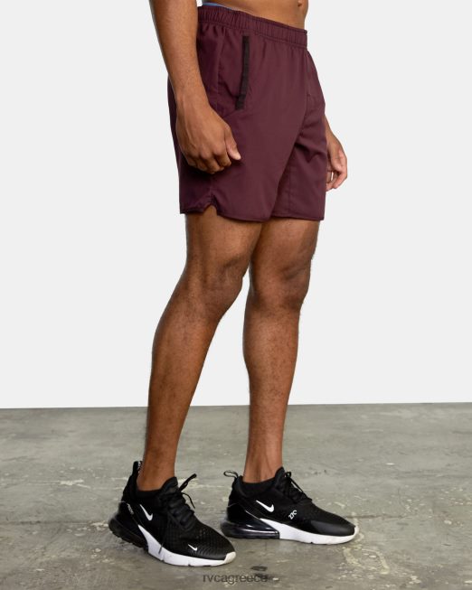 R422N8656 yogger iv αθλητικό σορτς 17 RVCA άνδρες δαμάσκηνο είδη ένδυσης