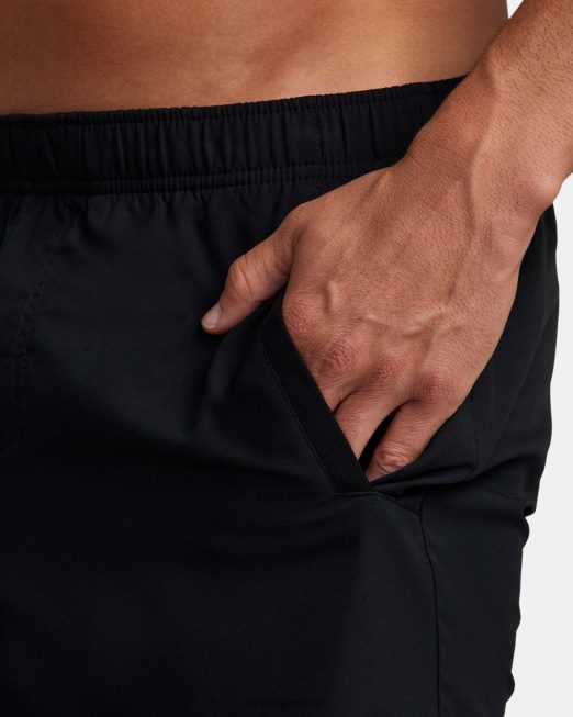 R422N8672 yogger iv αθλητικό σορτς 17 RVCA άνδρες μαύρος είδη ένδυσης