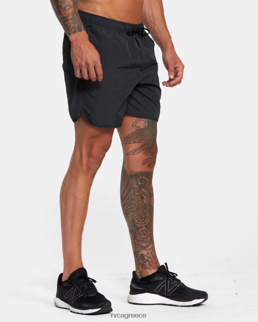R422N8815 αουτσάιντερ basecamp 16 σορτς προπόνησης RVCA άνδρες μαύρος είδη ένδυσης