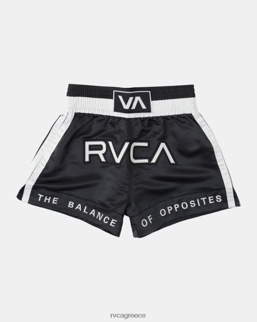R422N8827 σορτς μποξ muay thai 15 RVCA άνδρες μαύρος είδη ένδυσης