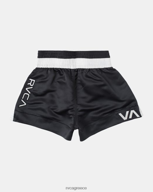 R422N8827 σορτς μποξ muay thai 15 RVCA άνδρες μαύρος είδη ένδυσης