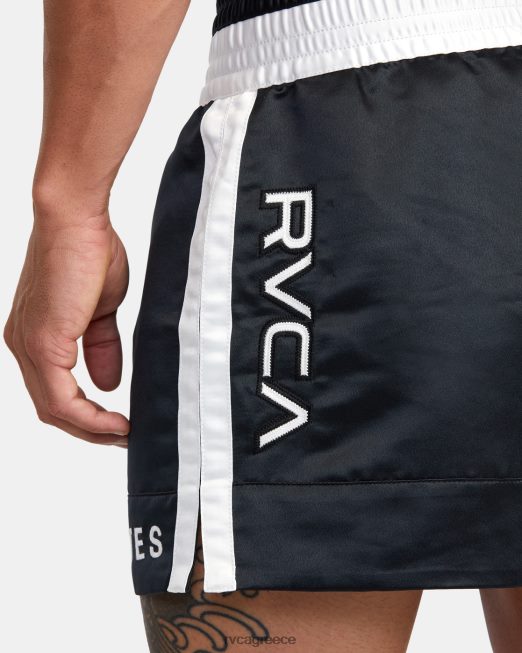 R422N8827 σορτς μποξ muay thai 15 RVCA άνδρες μαύρος είδη ένδυσης
