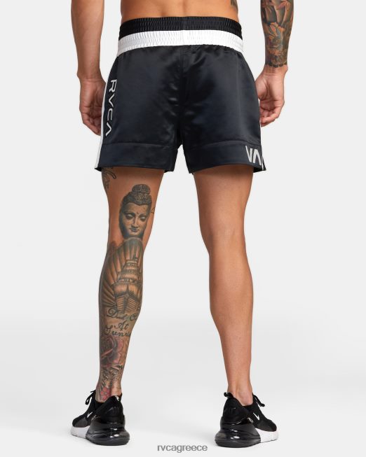 R422N8827 σορτς μποξ muay thai 15 RVCA άνδρες μαύρος είδη ένδυσης
