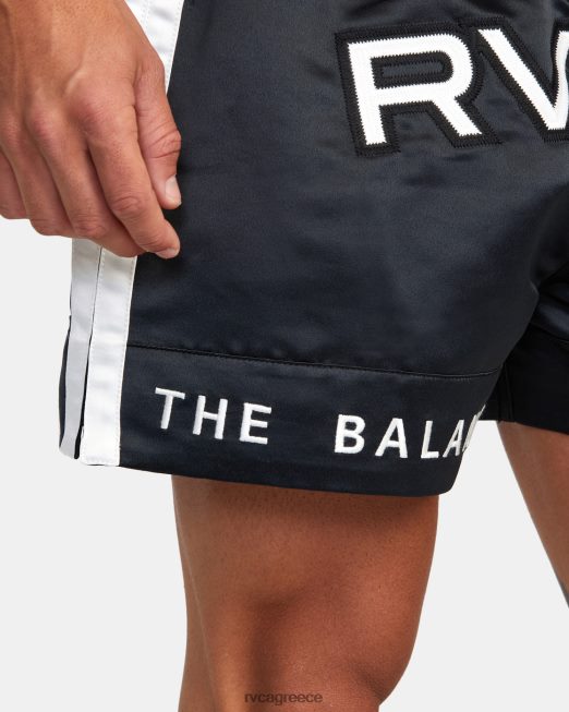 R422N8827 σορτς μποξ muay thai 15 RVCA άνδρες μαύρος είδη ένδυσης