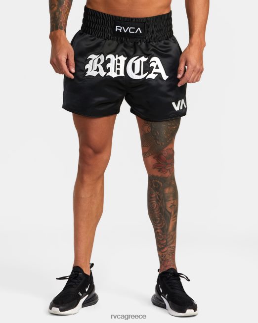R422N8843 Μουάι Ταϊ Μοντ ελαστικό σορτς μποξ μέσης 15 RVCA άνδρες μαύρος είδη ένδυσης