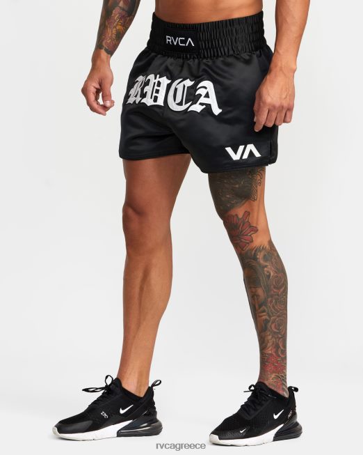 R422N8843 Μουάι Ταϊ Μοντ ελαστικό σορτς μποξ μέσης 15 RVCA άνδρες μαύρος είδη ένδυσης