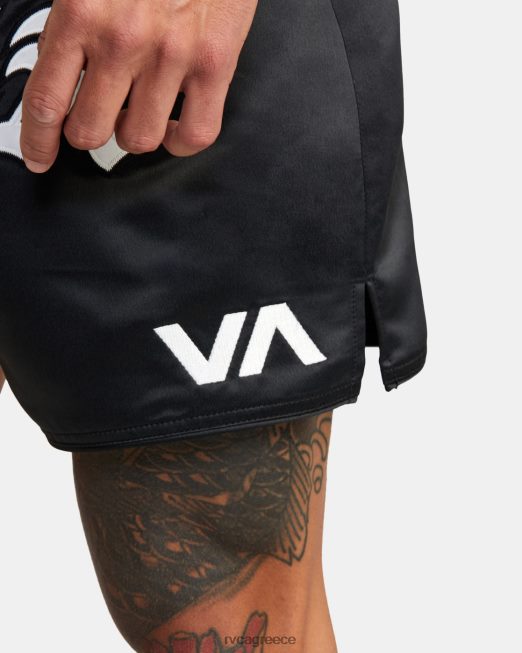 R422N8843 Μουάι Ταϊ Μοντ ελαστικό σορτς μποξ μέσης 15 RVCA άνδρες μαύρος είδη ένδυσης