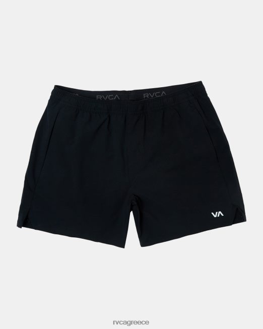 R422N8962 yogger jogger ελαστικό σορτς για τρέξιμο 15 RVCA άνδρες μαύρος είδη ένδυσης
