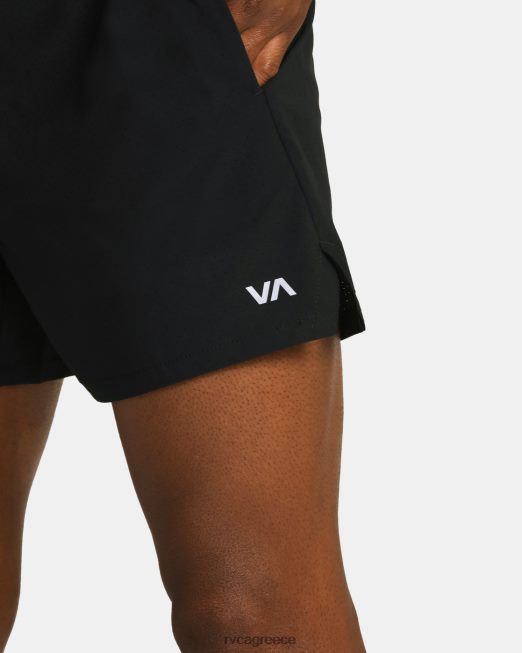 R422N8962 yogger jogger ελαστικό σορτς για τρέξιμο 15 RVCA άνδρες μαύρος είδη ένδυσης