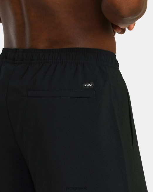 R422N8962 yogger jogger ελαστικό σορτς για τρέξιμο 15 RVCA άνδρες μαύρος είδη ένδυσης