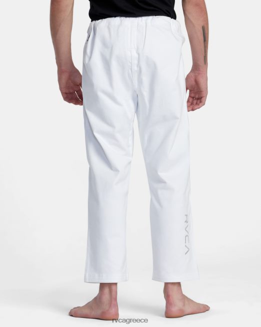 R422N8316 x shoyoroll brazilian jiu jitsu gi RVCA άνδρες άσπρο είδη ένδυσης