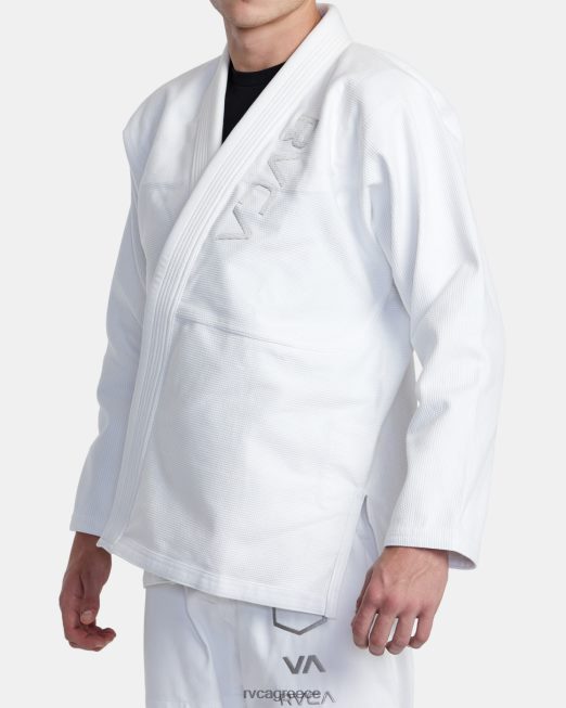 R422N8316 x shoyoroll brazilian jiu jitsu gi RVCA άνδρες άσπρο είδη ένδυσης