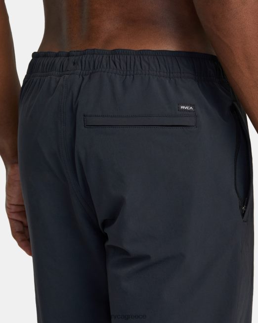 R422N8460 slim fit παντελόνι τεχνολογίας φάσματος RVCA άνδρες μαύρος είδη ένδυσης