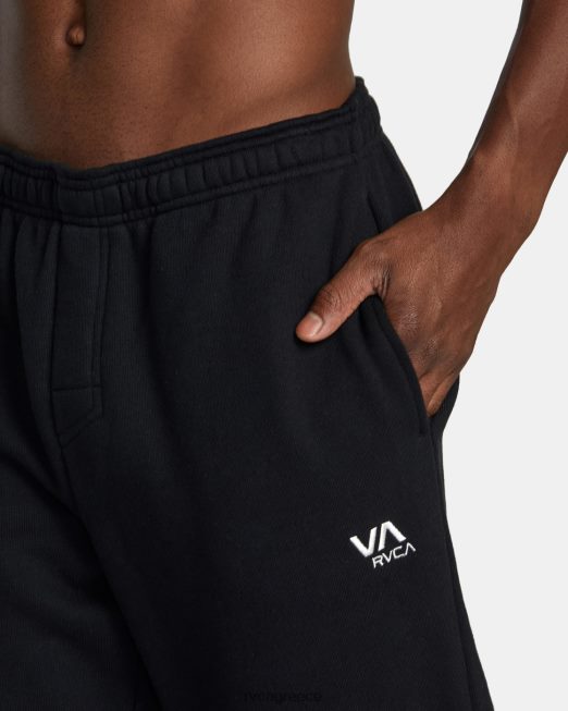 R422N8515 va ουσιαστικά joggers RVCA άνδρες μαύρος είδη ένδυσης
