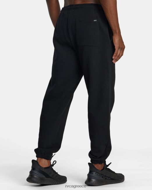 R422N8515 va ουσιαστικά joggers RVCA άνδρες μαύρος είδη ένδυσης