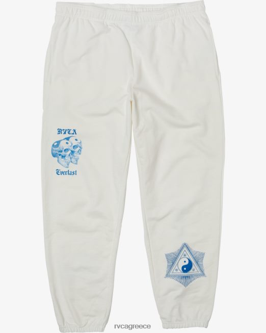 R422N879 everlast x benjamin jeanjean joggers RVCA άνδρες υπόλευκο είδη ένδυσης