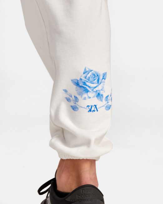 R422N879 everlast x benjamin jeanjean joggers RVCA άνδρες υπόλευκο είδη ένδυσης