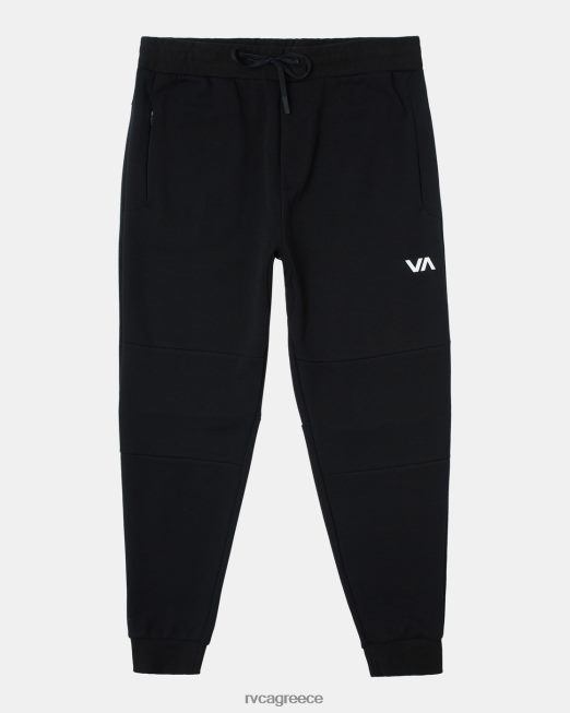 R422N8814 tech fleece sweatpants ii RVCA άνδρες μαύρος είδη ένδυσης