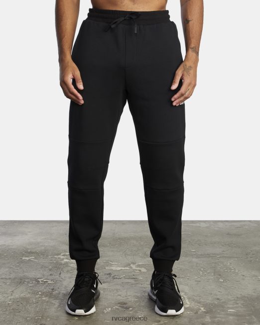 R422N8814 tech fleece sweatpants ii RVCA άνδρες μαύρος είδη ένδυσης