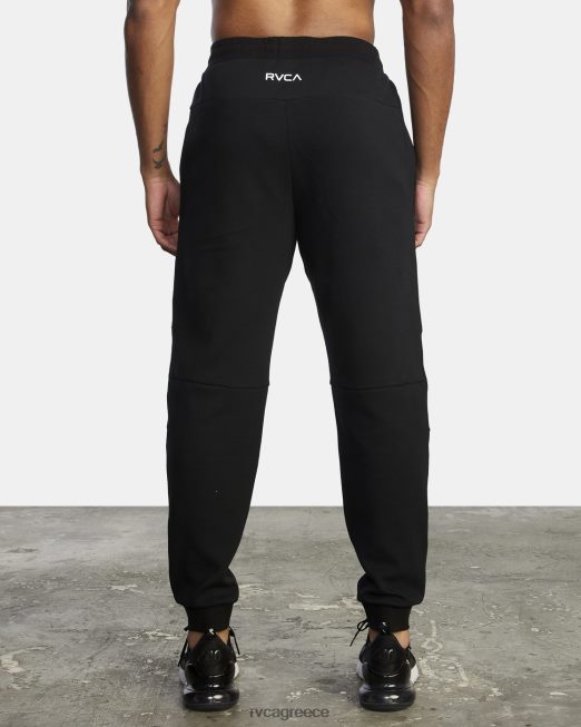 R422N8814 tech fleece sweatpants ii RVCA άνδρες μαύρος είδη ένδυσης