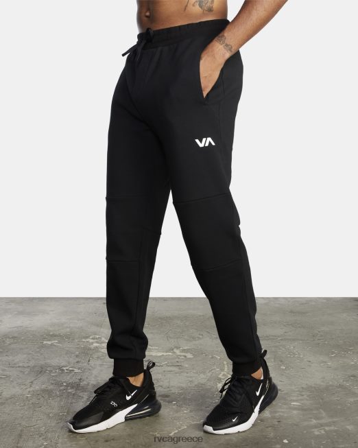 R422N8814 tech fleece sweatpants ii RVCA άνδρες μαύρος είδη ένδυσης