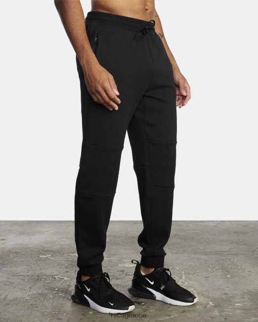 R422N8814 tech fleece sweatpants ii RVCA άνδρες μαύρος είδη ένδυσης