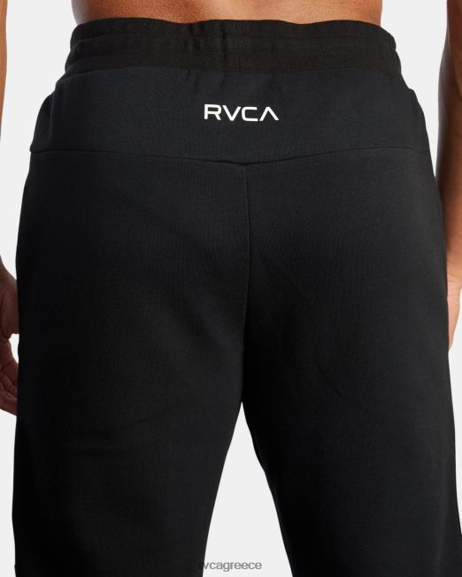 R422N8814 tech fleece sweatpants ii RVCA άνδρες μαύρος είδη ένδυσης