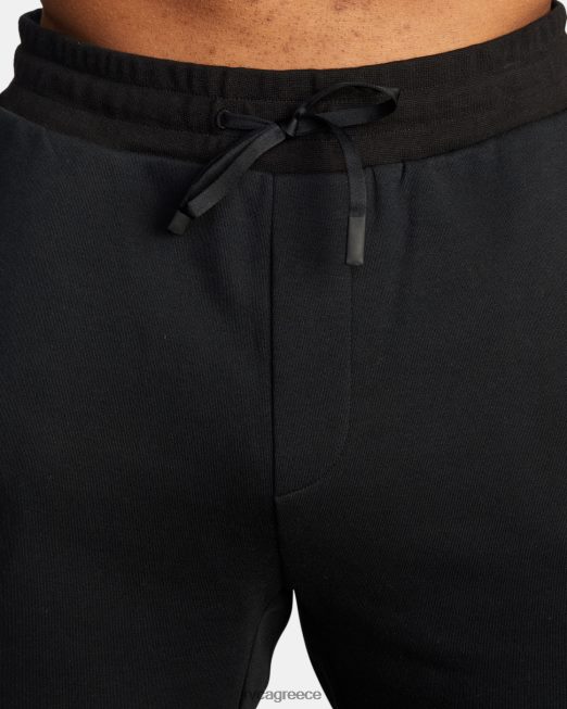 R422N8814 tech fleece sweatpants ii RVCA άνδρες μαύρος είδη ένδυσης