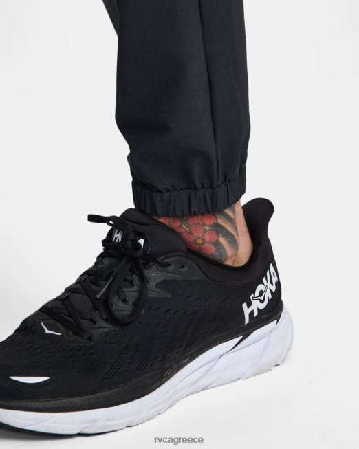 R422N8850 υβριδικό παντελόνι yogger RVCA άνδρες μαύρος είδη ένδυσης