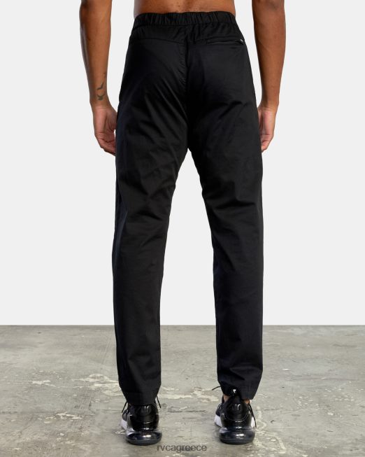 R422N8922 παντελόνι διαδρομής φάσματος iii RVCA άνδρες μαύρος είδη ένδυσης