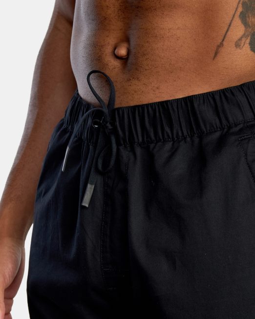 R422N8922 παντελόνι διαδρομής φάσματος iii RVCA άνδρες μαύρος είδη ένδυσης