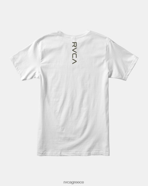 R422N81065 va mark tee RVCA άνδρες άσπρο είδη ένδυσης